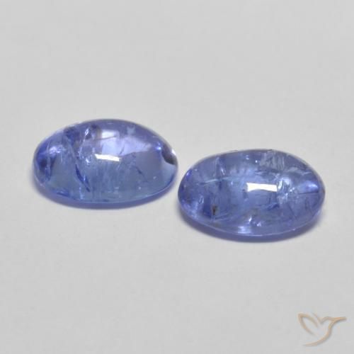 2.71 ct natürliche Intensives Blau Tansanit-Edelsteine, Oval, Transparent