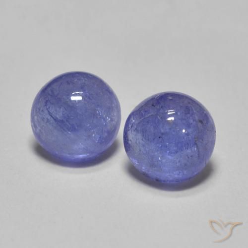 1.13 ct natürliche Intensives Violettblau Tansanit-Edelsteine, Runden, Lichtdurchlässig