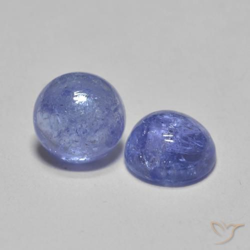 1.33 ct natürliche Intensives Violettblau Tansanit-Edelsteine, Runden, Lichtdurchlässig