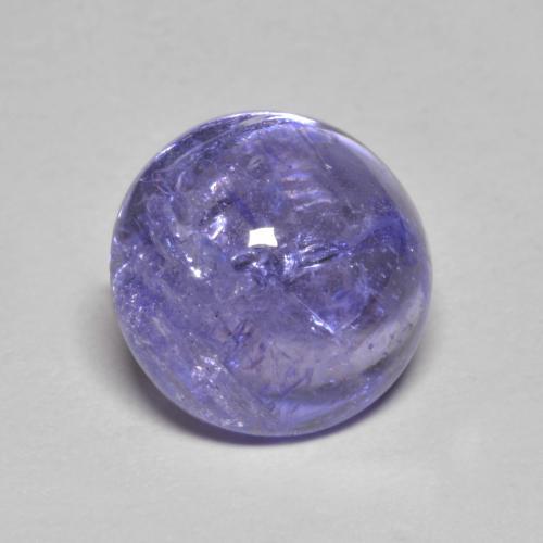 3,24 ctw natürlicher blauer Tansanit, Rundschliff, Transparent
