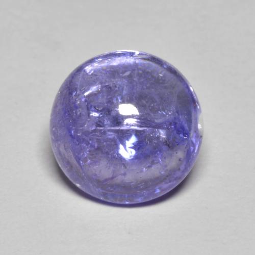 3,24 ctw natürlicher blauer Tansanit, Rundschliff, Transparent