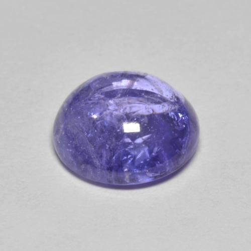 3,24 ctw natürlicher blauer Tansanit, Rundschliff, Transparent