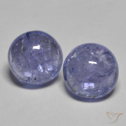 2.01ctw Natürlicher Silberblau Tansanit, Runden, Transparent