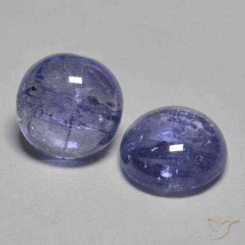 2.01 ct natürliche Silberblau Tansanit-Edelsteine, Runden, Transparent