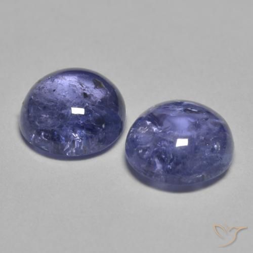 2.01 ct natürliche Silberblau Tansanit-Edelsteine, Runden, Transparent