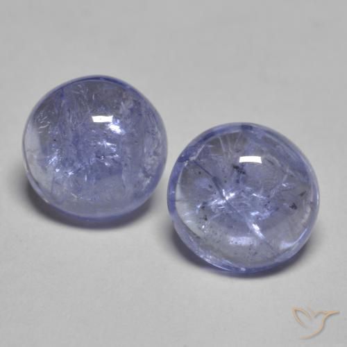 1.79ctw Natürlicher Silberblau Tansanit, Runden, Transparent