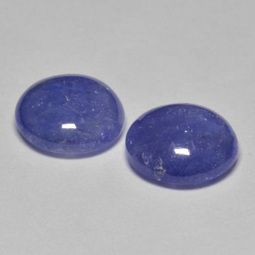 6,26 ct natürliche blauer Tansanit-Edelsteine, Rundschliff, Lichtdurchlässig