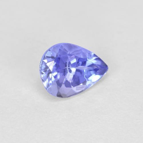 0,45 ctw natürlicher blauer Tansanit, Birnenform, VVS-VS