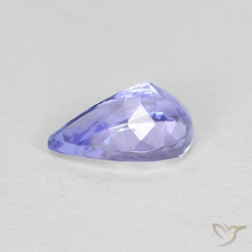 9,17 ctw natürlicher violett-blau Tansanit, Birnenform, VVS-VS