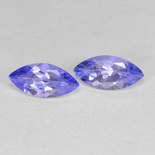 0,75 ct natürliche blauer Tansanit-Edelsteine, Marquise, VS
