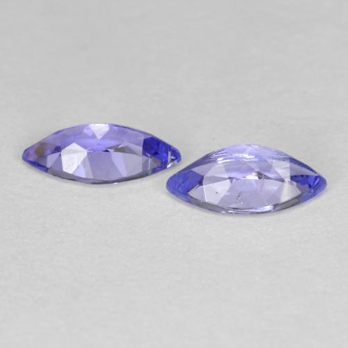 0,75 ct natürliche blauer Tansanit-Edelsteine, Marquise, VS