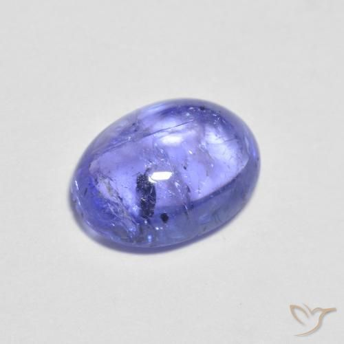 1,60 ctw natürlicher blauer Tansanit, Oval Schliff, Transparent