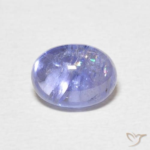 1.83ct Natürlicher Intensives Violettblau Tansanit, Oval, Transparent