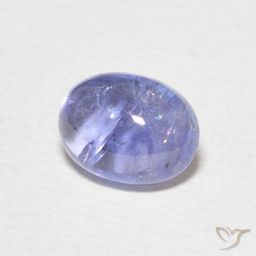 9,17 ctw natürlicher Intensives Violettblau Tansanit, Oval, Transparent