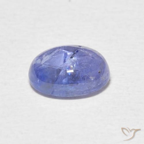 9,17 ctw natürlicher Intensives Violettblau Tansanit, Oval, Transparent