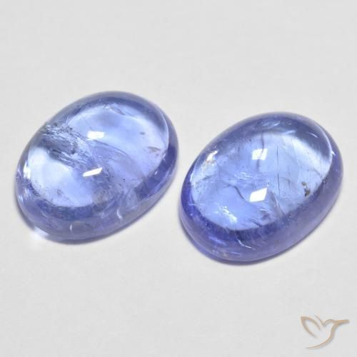 3.14 ct natürliche Elektrisches Lila Blau Tansanit-Edelsteine, Oval, Transparent
