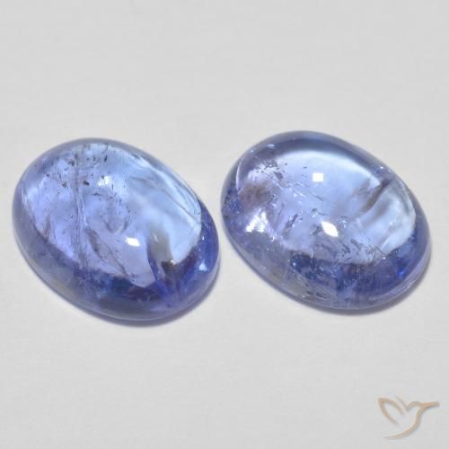 3.04ctw Natürlicher hellblau Tansanit, Oval, Transparent