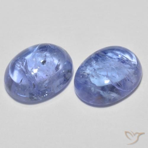 3.64ctw Natürlicher Hellviolettes Blau Tansanit, Oval, Transparent