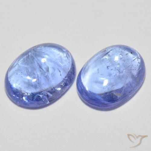 2.88ctw Natürlicher hellblau Tansanit, Oval, Transparent