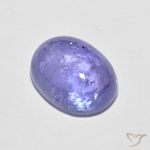9,17 ctw natürlicher Intensives Violettblau Tansanit, Oval, Transparent