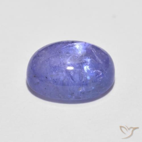9,17 ctw natürlicher Intensives Violettblau Tansanit, Oval, Transparent