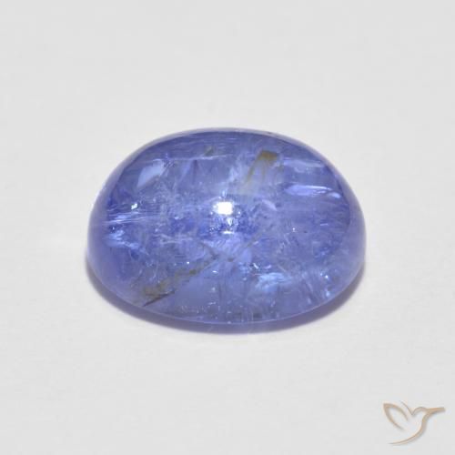 9,17 ctw natürlicher Intensives Violettblau Tansanit, Oval, Transparent