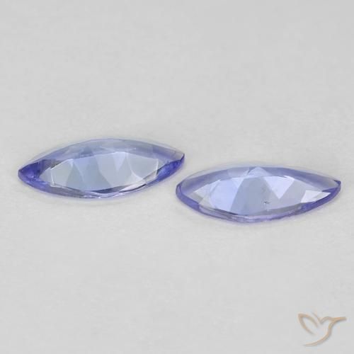 0.57 ct natürliche Intensives Violettblau Tansanit-Edelsteine, Marquise, VVS-VS