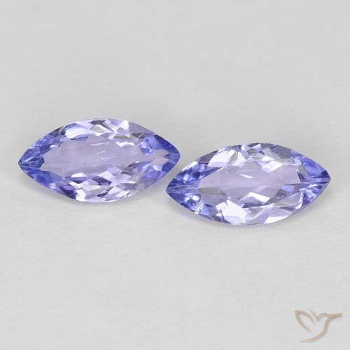 0.64ctw Natürlicher Helles Violett Tansanit, Marquise, VVS-VS
