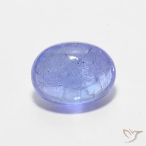 1.72ct Natürlicher Intensives Violettblau Tansanit, Oval, Transparent