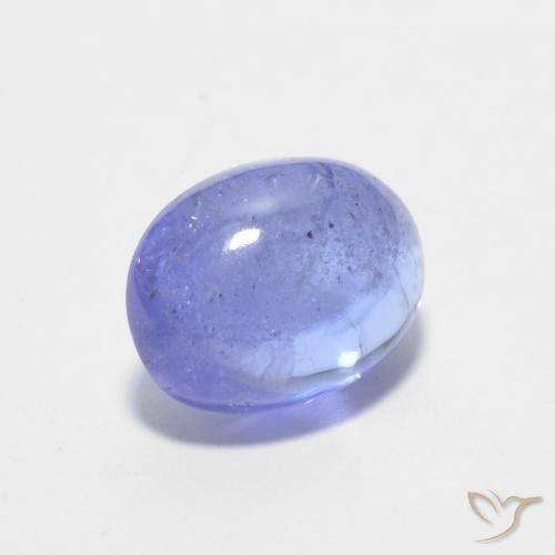 9,17 ctw natürlicher Intensives Violettblau Tansanit, Oval, Transparent
