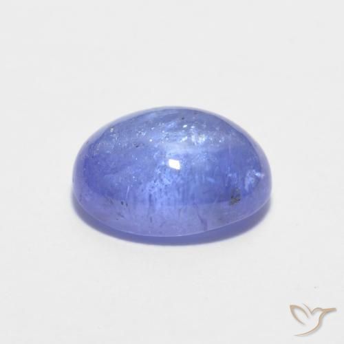 9,17 ctw natürlicher Intensives Violettblau Tansanit, Oval, Transparent