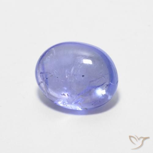 9,17 ctw natürlicher Intensives Violettblau Tansanit, Oval, Transparent