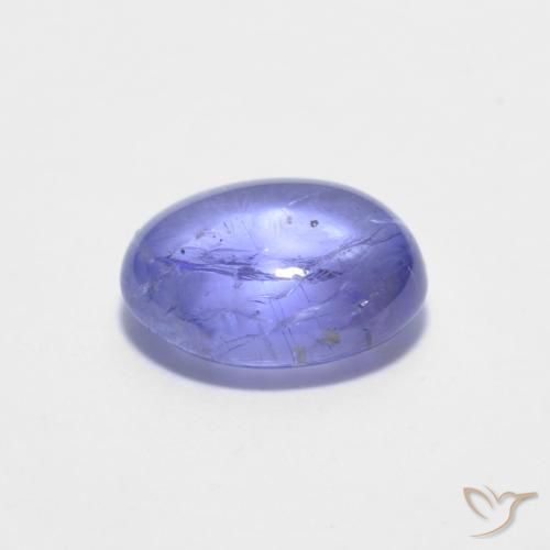9,17 ctw natürlicher Intensives Violettblau Tansanit, Oval, Transparent