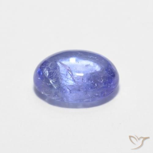 9,17 ctw natürlicher Intensives Violettblau Tansanit, Oval, Transparent