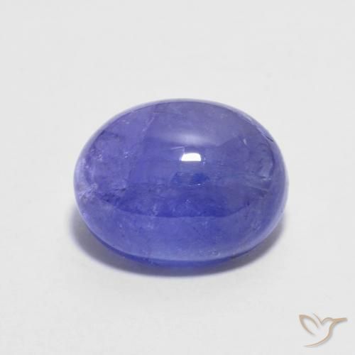 3.08ct Natürlicher violett-blau Tansanit, Oval, Lichtdurchlässig