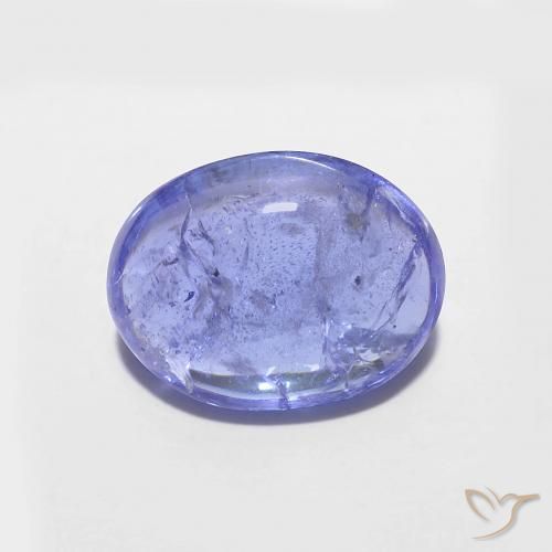 2.69ct Natürlicher Intensives Violettblau Tansanit, Oval, Transparent