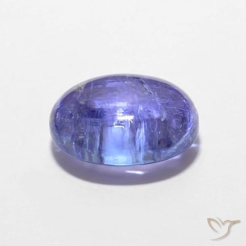 9,17 ctw natürlicher Intensives Violettblau Tansanit, Oval, Transparent