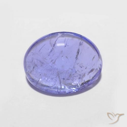 2.99ct Natürlicher Intensives Violettblau Tansanit, Oval, Transparent