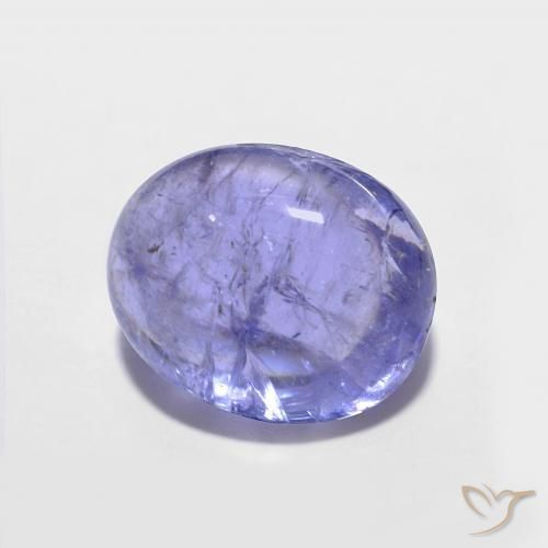 3.77ct Natürlicher Intensives Violettblau Tansanit, Oval, Lichtundurchlässig