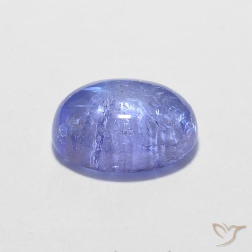 9,17 ctw natürlicher Intensives Violettblau Tansanit, Oval, Transparent