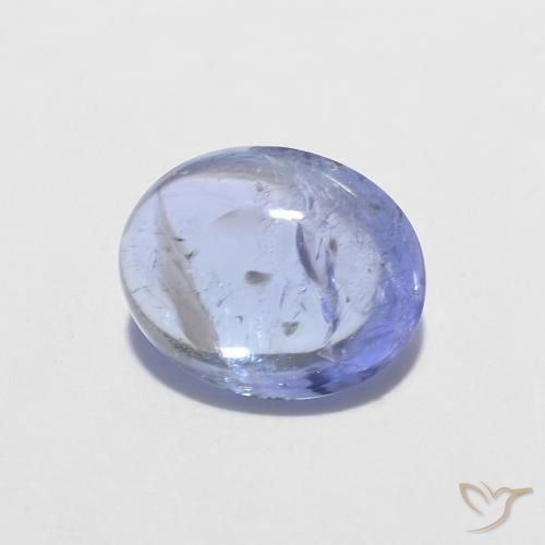 9,17 ctw natürlicher Intensives Violettblau Tansanit, Oval, Transparent