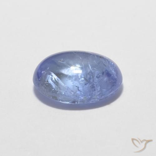 9,17 ctw natürlicher Intensives Violettblau Tansanit, Oval, Transparent