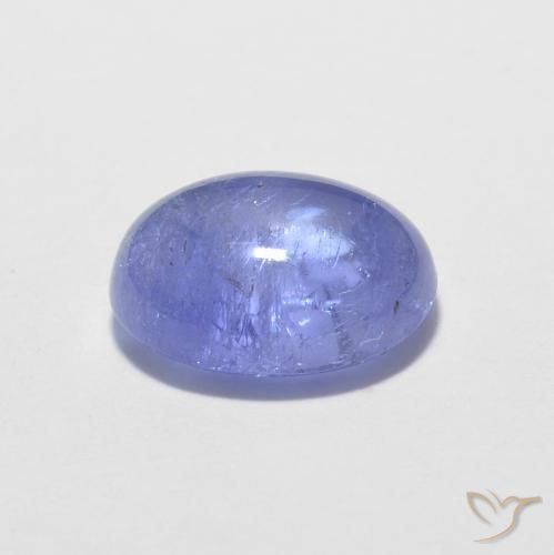 9,17 ctw natürlicher Intensives Violettblau Tansanit, Oval, Transparent
