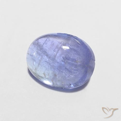 9,17 ctw natürlicher Intensives Violettblau Tansanit, Oval, Transparent