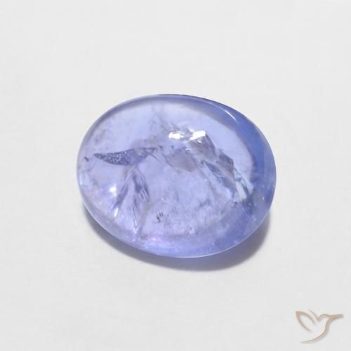 9,17 ctw natürlicher Intensives Violettblau Tansanit, Oval, Transparent