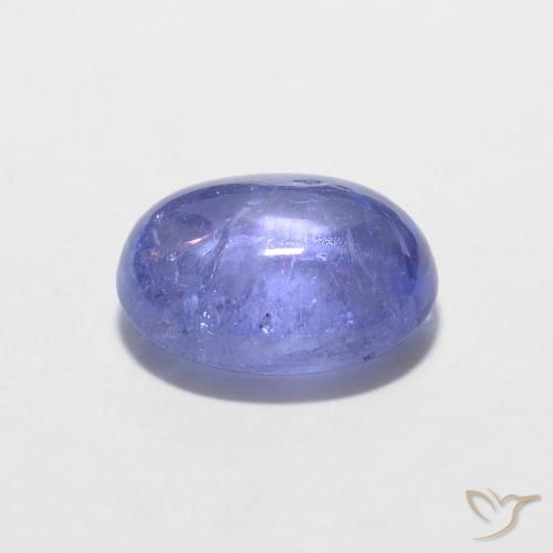 9,17 ctw natürlicher Intensives Violettblau Tansanit, Oval, Transparent