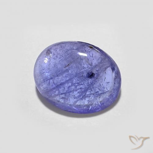 9,17 ctw natürlicher Intensives Violettblau Tansanit, Oval, Transparent