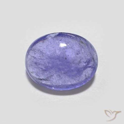 2.41ct Natürlicher Helles Violett Tansanit, Oval, Transparent