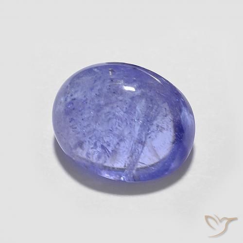 9,17 ctw natürlicher Intensives Violettblau Tansanit, Oval, Transparent