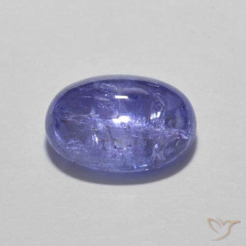 9,17 ctw natürlicher Intensives Violettblau Tansanit, Oval, Transparent